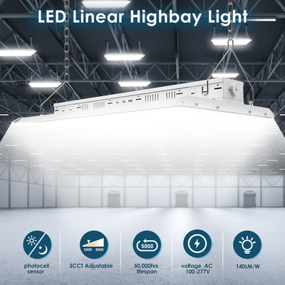 Γραμμικό LED High Bay Light με αισθητήρα κίνησης 80-400W για καταστήματα εργοστάσια αποθήκη