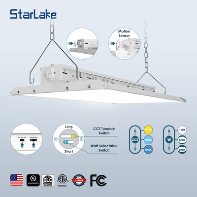 Εναρμόνιση LED Linear Highbay Light 80W 100W 120W Υλικό αλουμινίου
