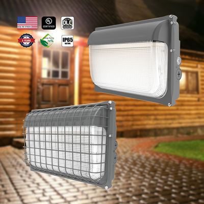 OEM Slim LED Wall Pack Light 30W 40W 60W 80W 120W 3CCT Ρυθμίσιμο IP65 Αδιάβροχο για τις αποβάθρες φόρτωσης