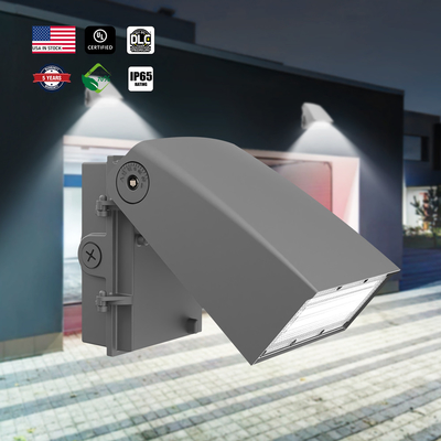 UL/DLC LED Wall Pack Light με φωτοκύτταρο 30/40/50K Επιλέξιμο 5600lm 11200lm 11200lm Ρυθμίσιμο