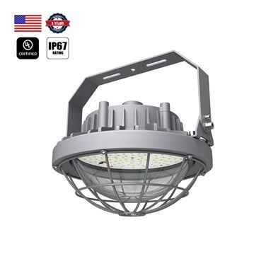 Φως LED UFO με προστασία από έκρηξη Σχεδιασμένο για φωτισμό αποθήκης αντιεκρηκτικό με εύρος ισχύος που καλύπτει 40W έως 300W